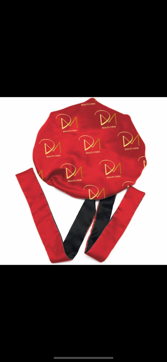 Red Satin Bonnet